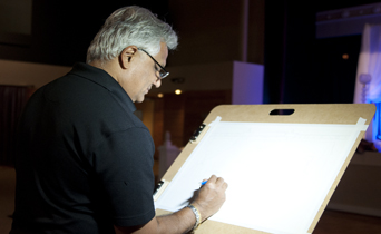 Tesh's LIVE Wedding & Event Paintings - Artist in Raleigh